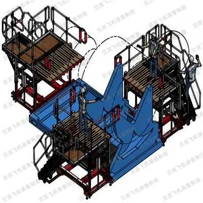 发动机维修踏步平台